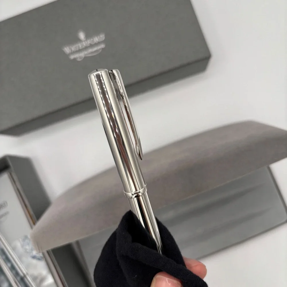 Waterford Silver Glen Guilloche Rollerball Pen W407 | NEW in Box Graduation gift